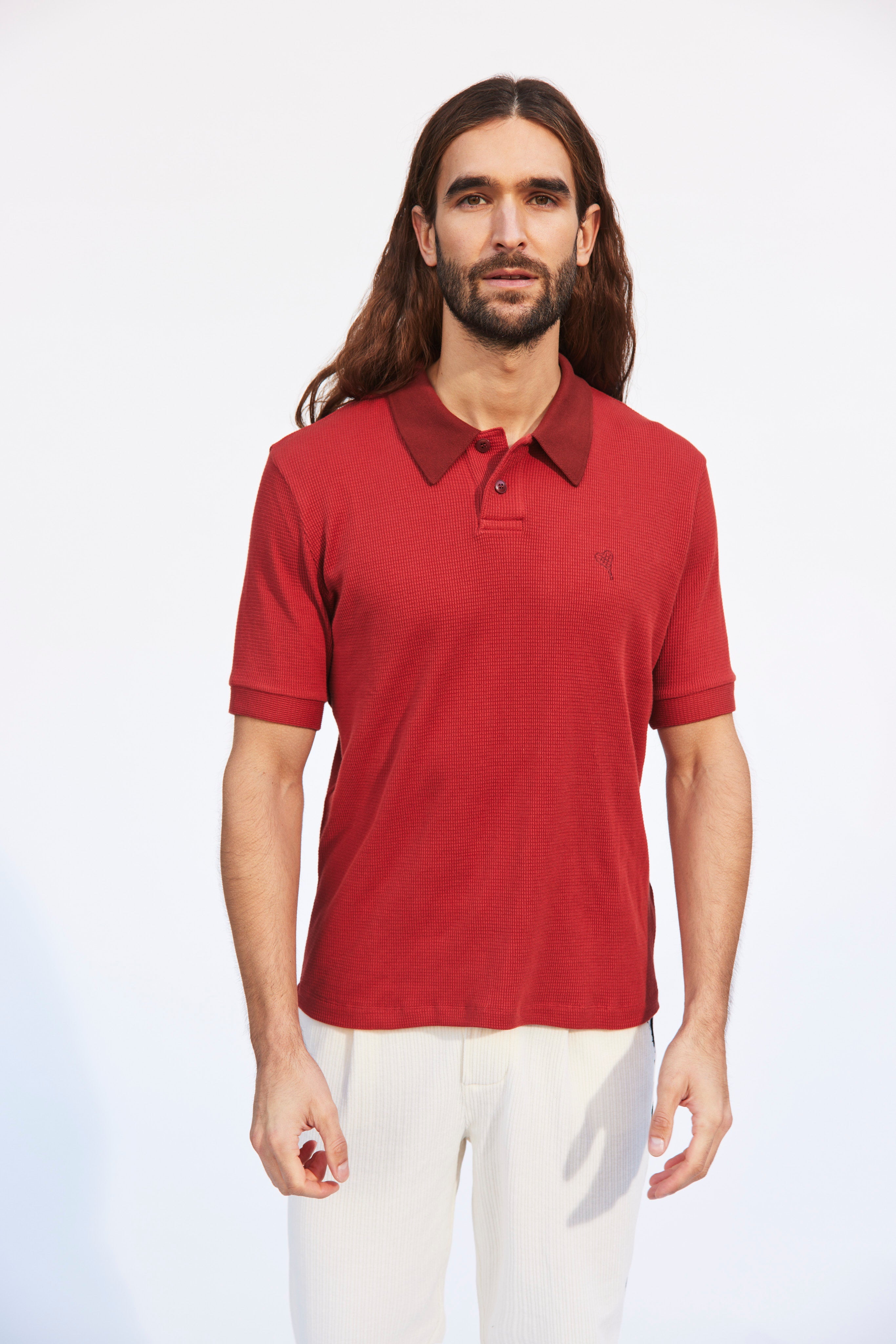 Oversized Retro-Poloshirts