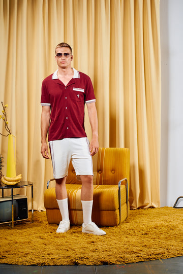 Short Sleeve Shirt – Country-Club-Look mit Cuban Collar Shirt