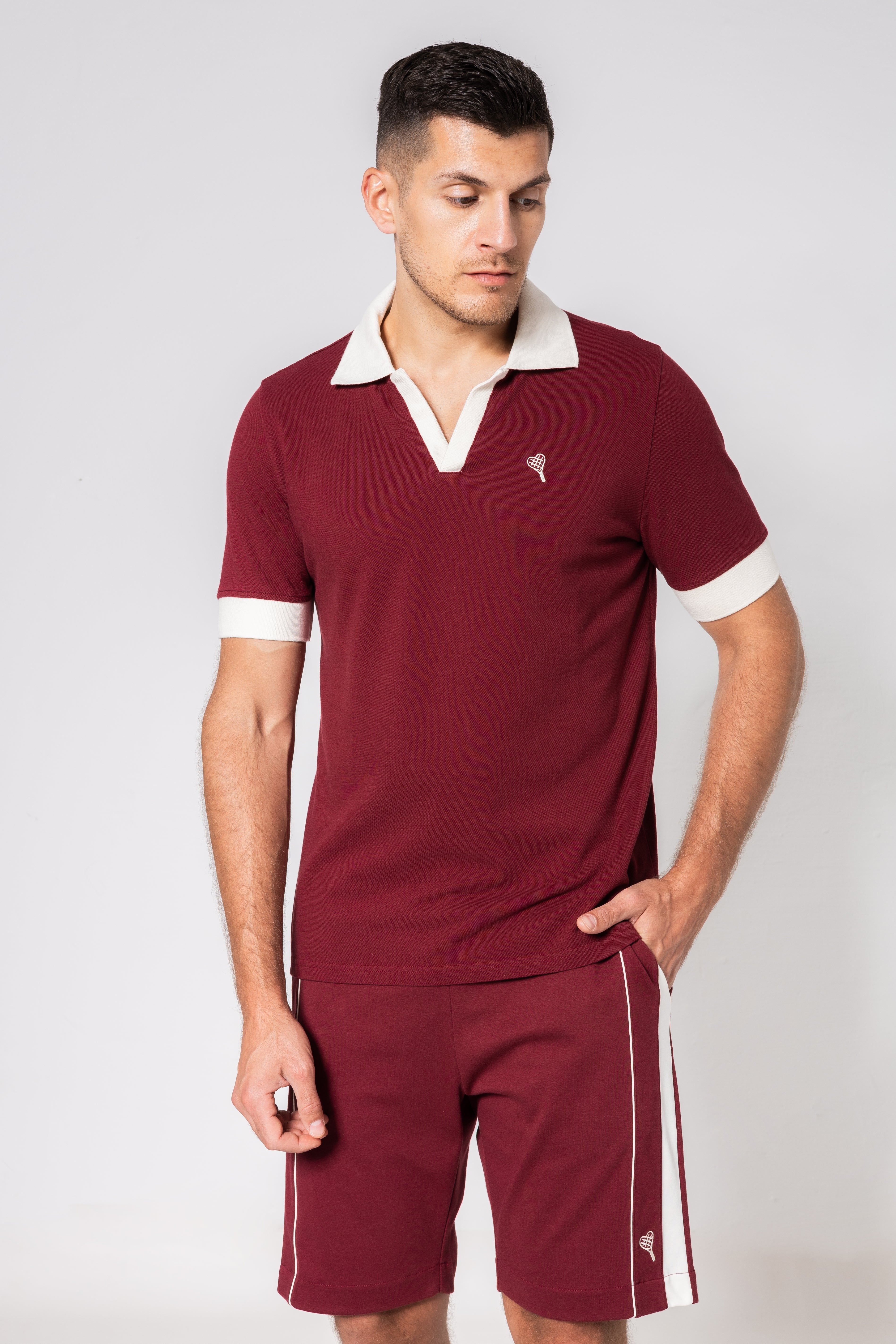 V-neck Polo