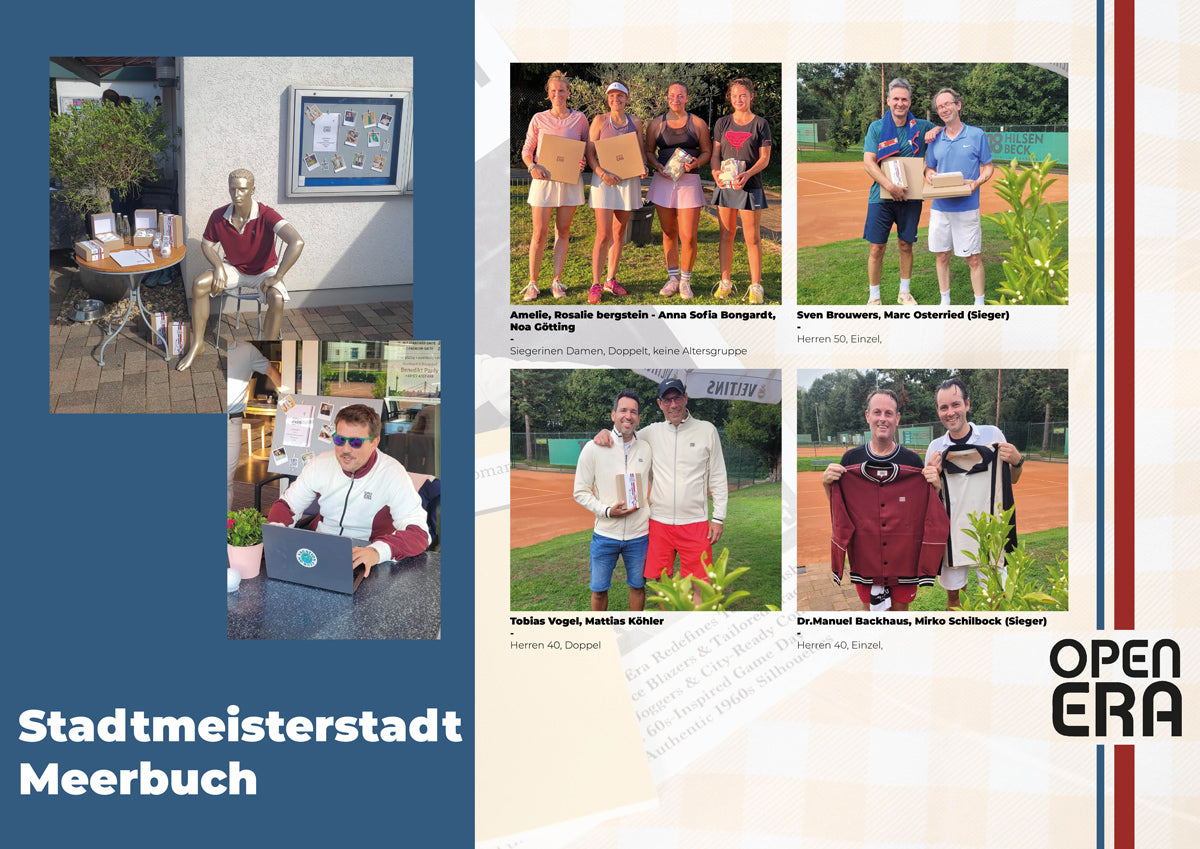 Stadtmeisterschaften Meerbusch 2025 mit OPEN ERA als Sponsor