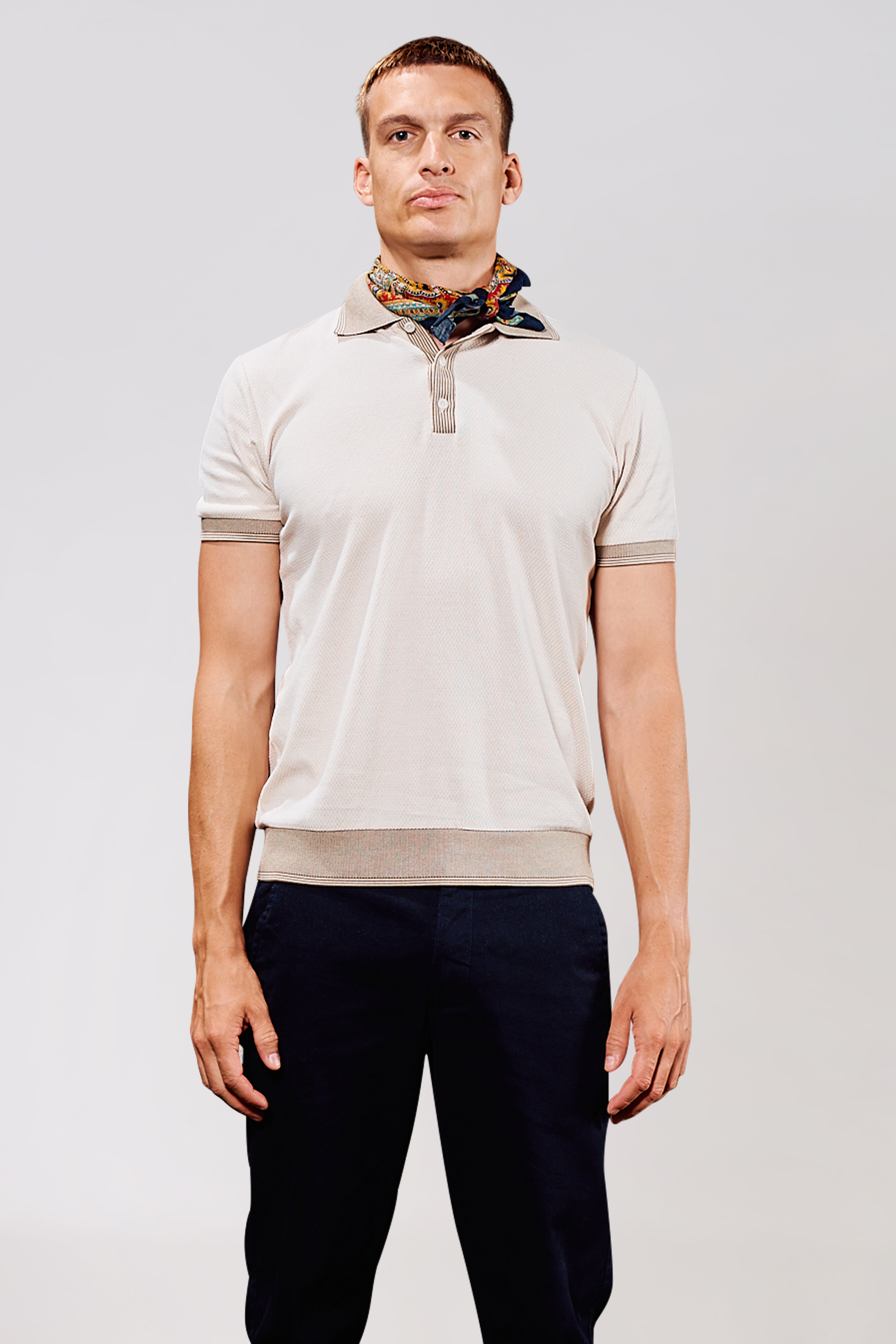 Jersey Jacquard Polo