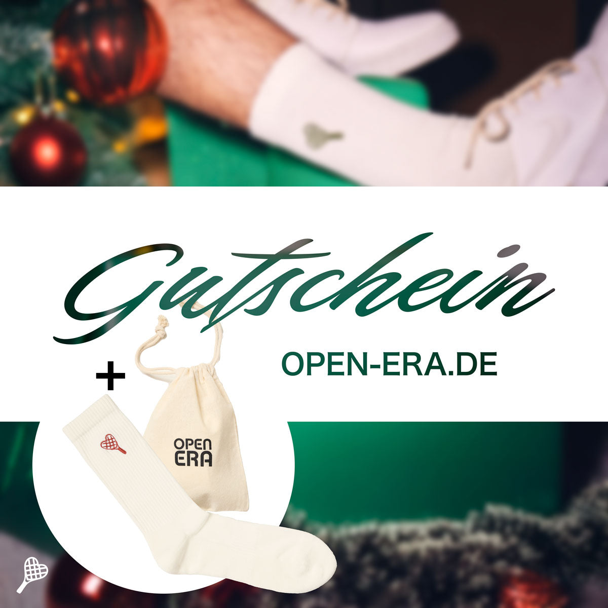 Weihnachtsaktion: 100€ Wertgutschein = 1 Paar Socken im Wert von 19€ auf uns!