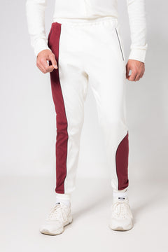 Interlock Track Pants von OPEN ERA – Jogginghose im 70er-Style aus Bio-Baumwolle mit Colour Panels – Farbvariante 1