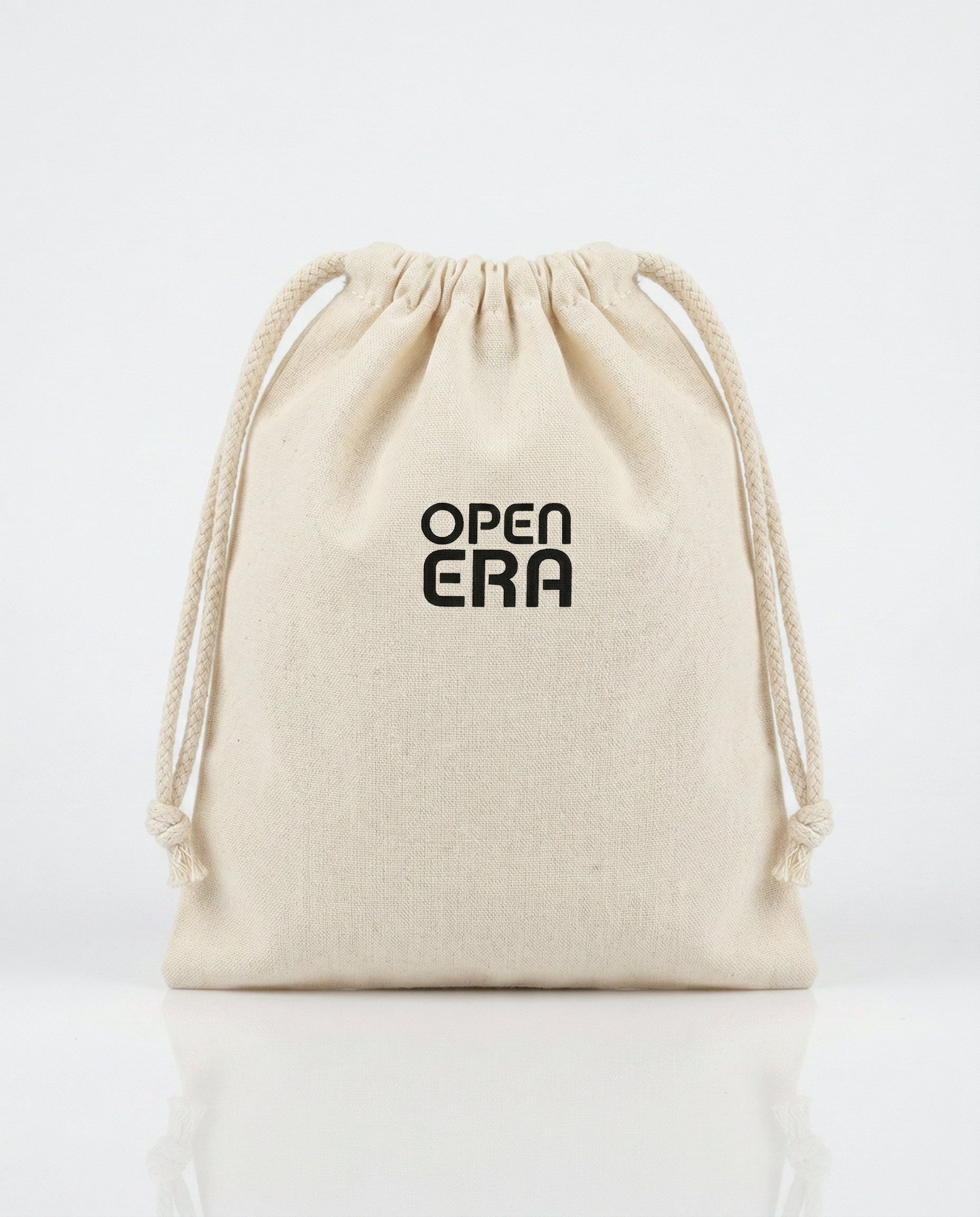 Open Era Pouch – Funktionaler Stoffbeutel in Off White